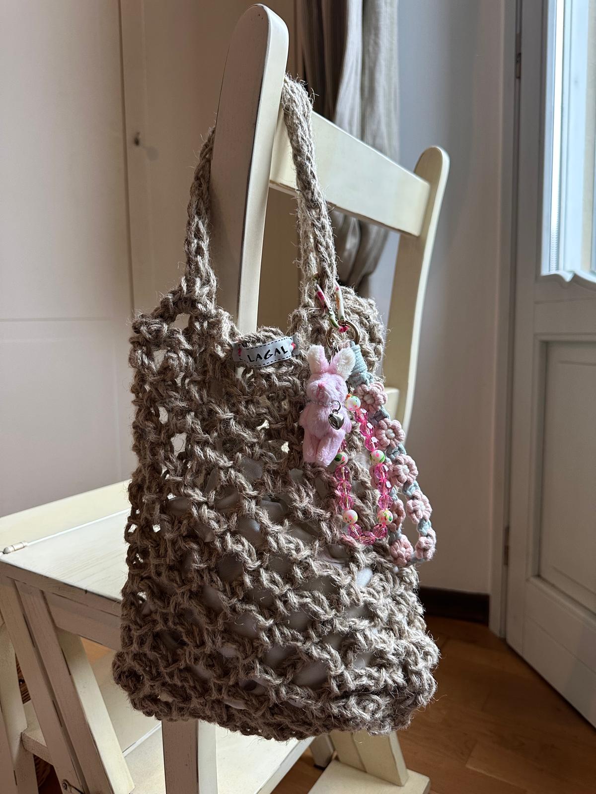 Key Chanin ciondolo da borsa fatto a mano modello Bunnie