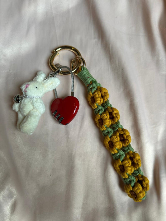 Key Chanin ciondolo da borsa fatto a mano modello Bunnie
