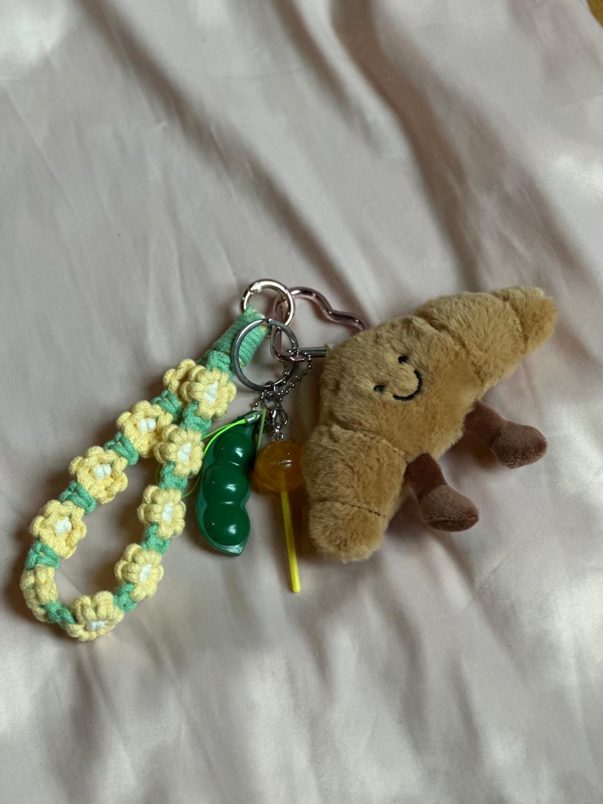 Key Chanin ciondolo da borsa fatto a mano modello Brioche