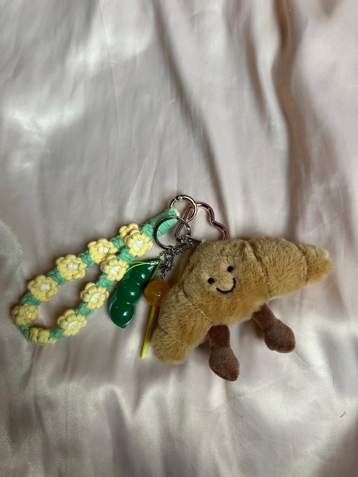 Key Chanin ciondolo da borsa fatto a mano modello Brioche