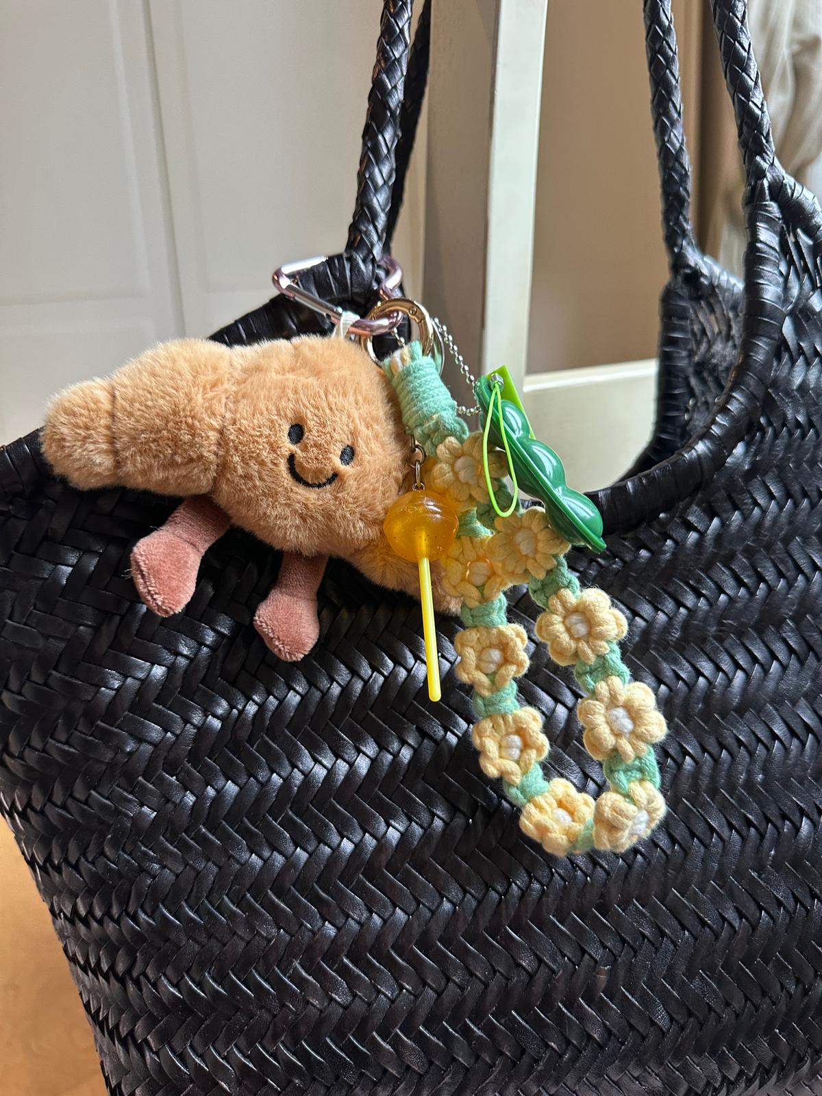 Key Chanin ciondolo da borsa fatto a mano modello Brioche