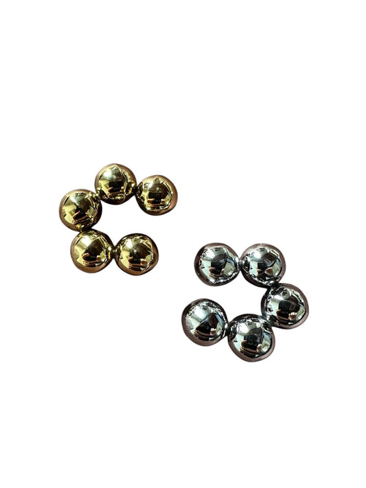 Ear Cuff in acciaio inossidabile anallergici e waterproof "Frizzantino"