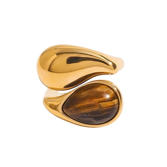 Anello in acciaio inossidabile anallergico e waterproof "India"