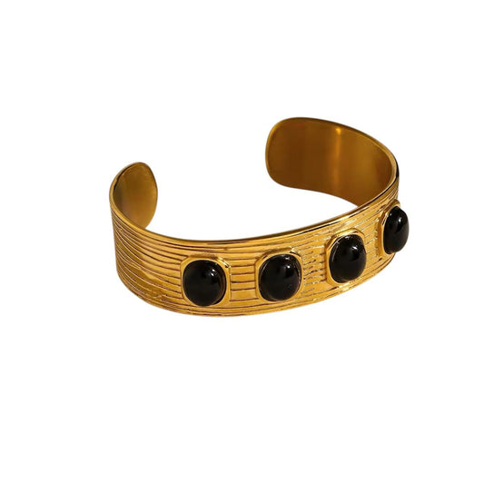 Bracciale in acciaio inossidabile anallergico e waterproof "Cordelia"