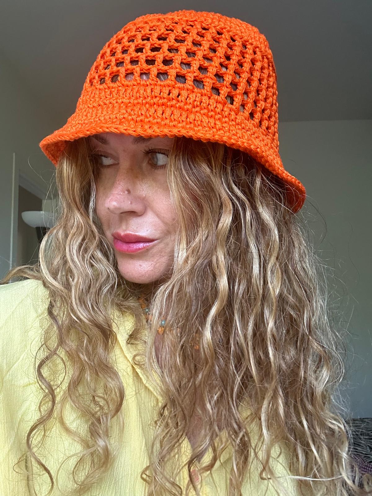 Cappello Milly fatto all'uncinetto in puro cotone