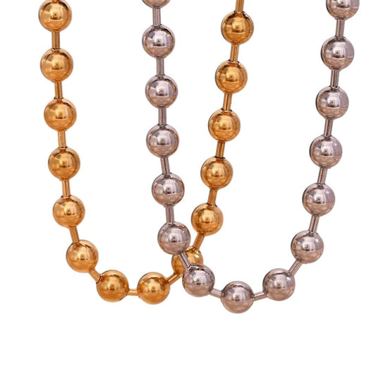 Collana in acciaio inossidabile anallergica e waterproof "Poppy"
