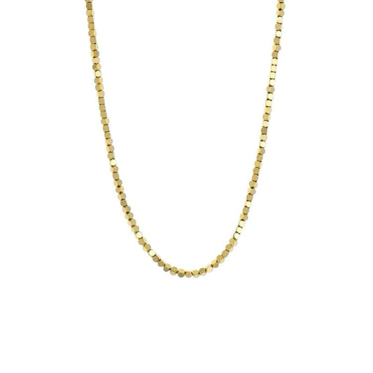 Collana in acciaio inossidabile anallergica e waterproof "Pepita"