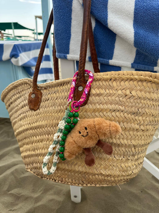 Key Chanin ciondolo da borsa fatto a mano modello Brioche