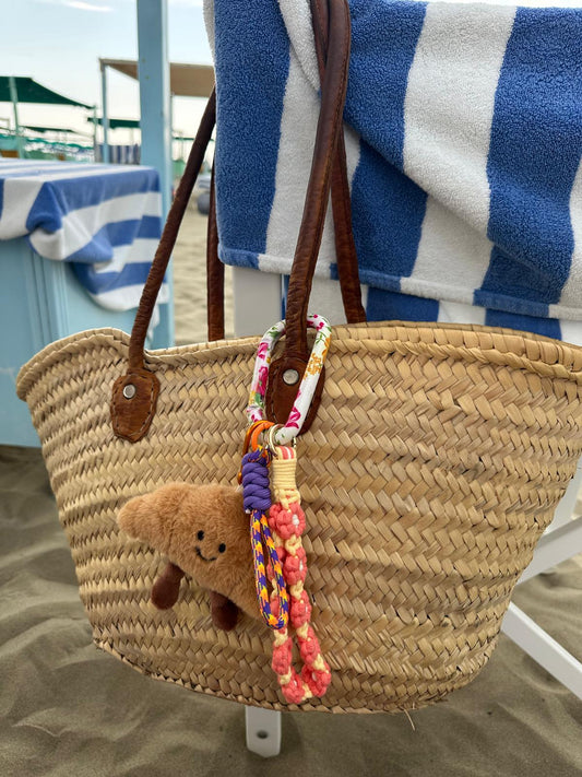Key Chanin ciondolo da borsa fatto a mano modello Brioche