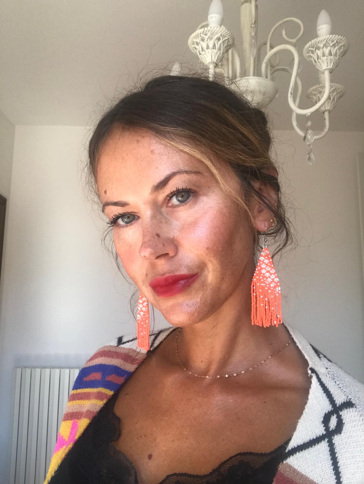 Orecchini fatti a mano con perline di vetro Miyuki "Allegra"
