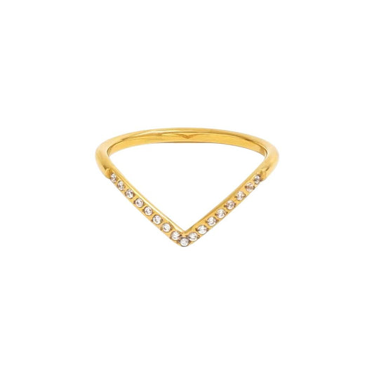 Anello in acciaio inossidabile anallergico e waterproof "Celine"