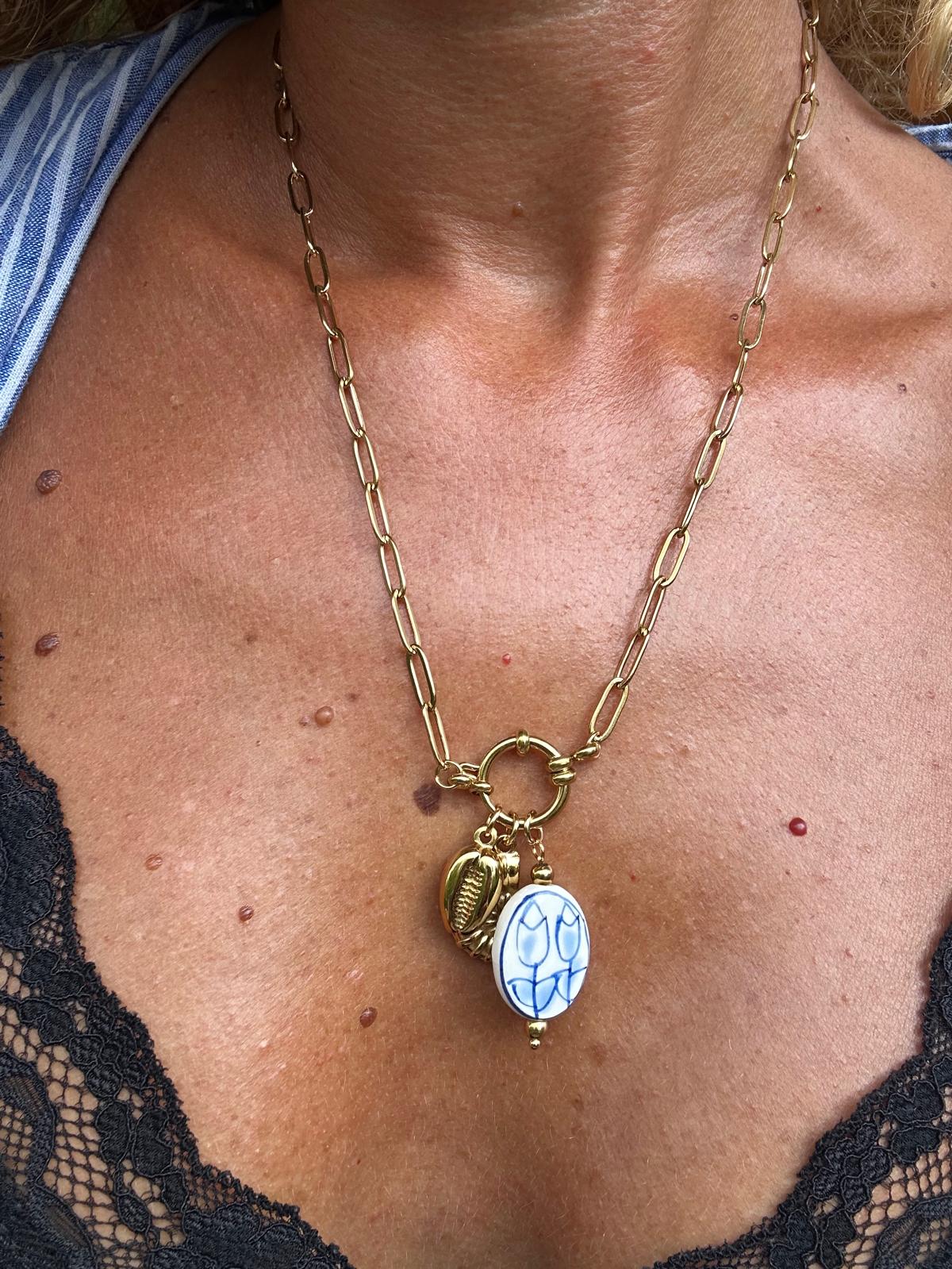 Collana in acciaio inossidabile anallergica e waterproof "Giulietta"