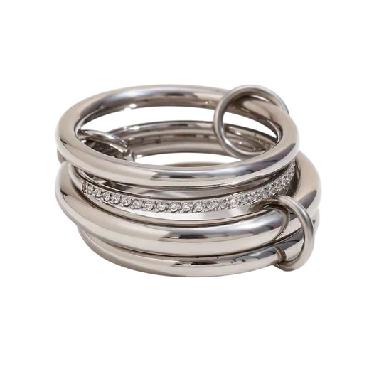 Anello in acciaio inossidabile anallergico e waterproof "Antistress 3"