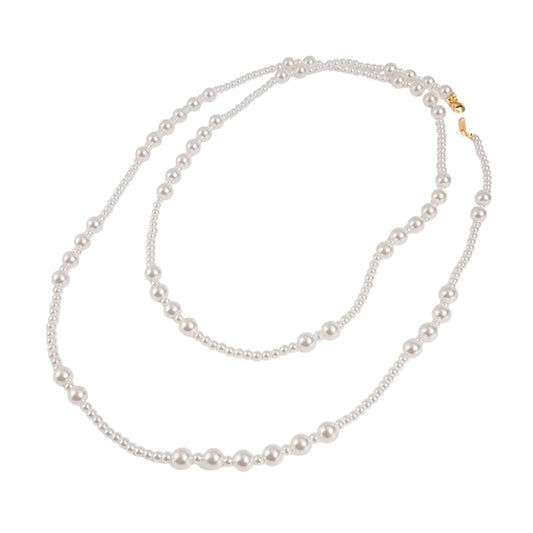 Collana in acciaio inossidabile anallergica e waterproof "Perlitas"