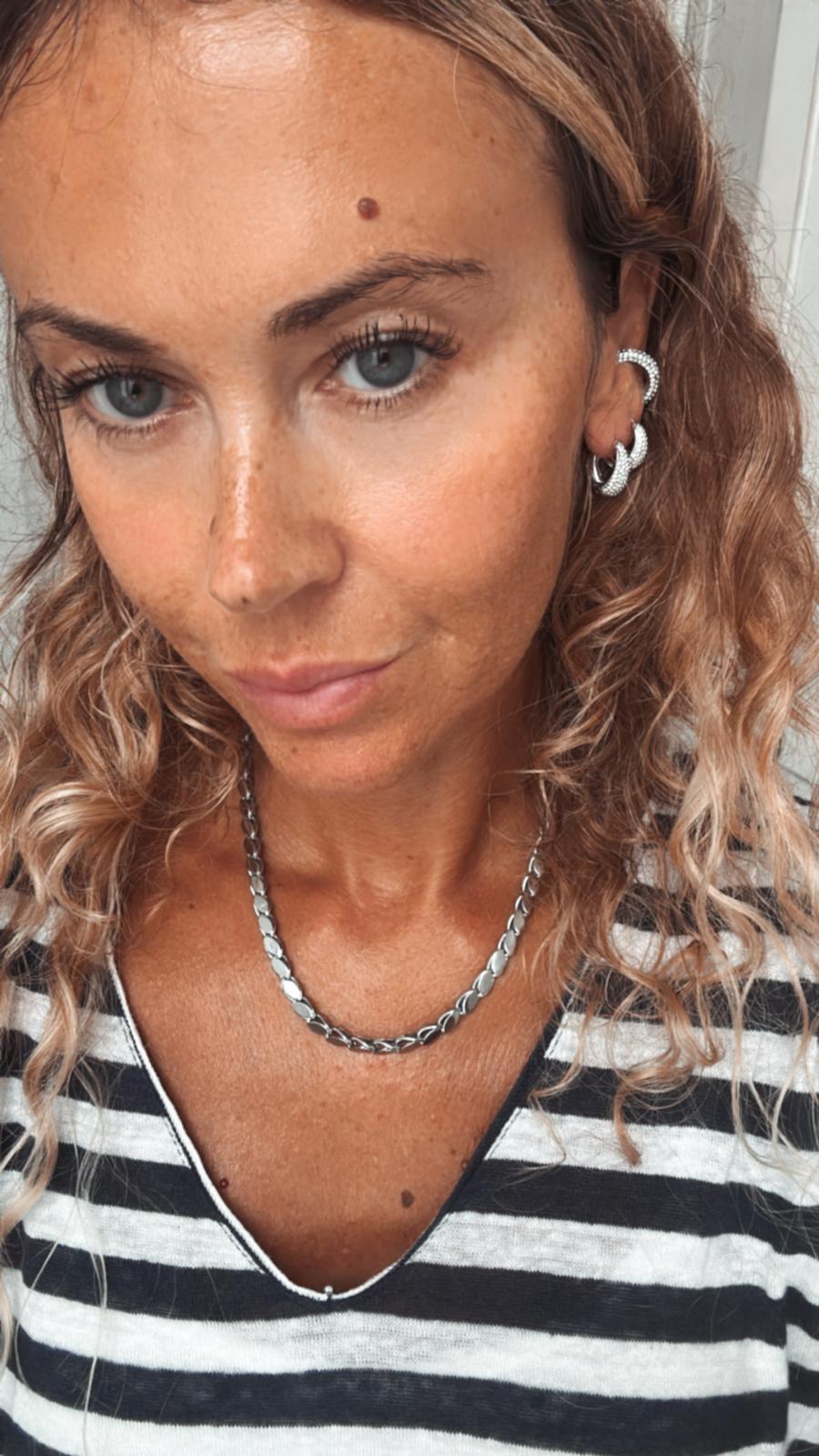 Collana in acciaio inossidabile anallergica e waterproof "Stringa"