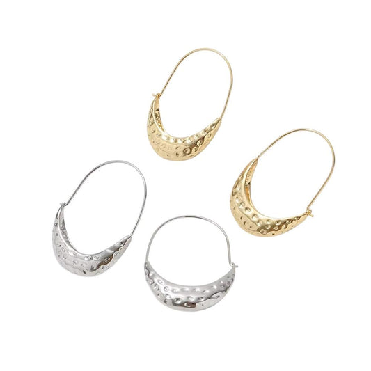 Orecchini in acciaio inossidabile e zirconi anallergici e waterproof "Vivian"