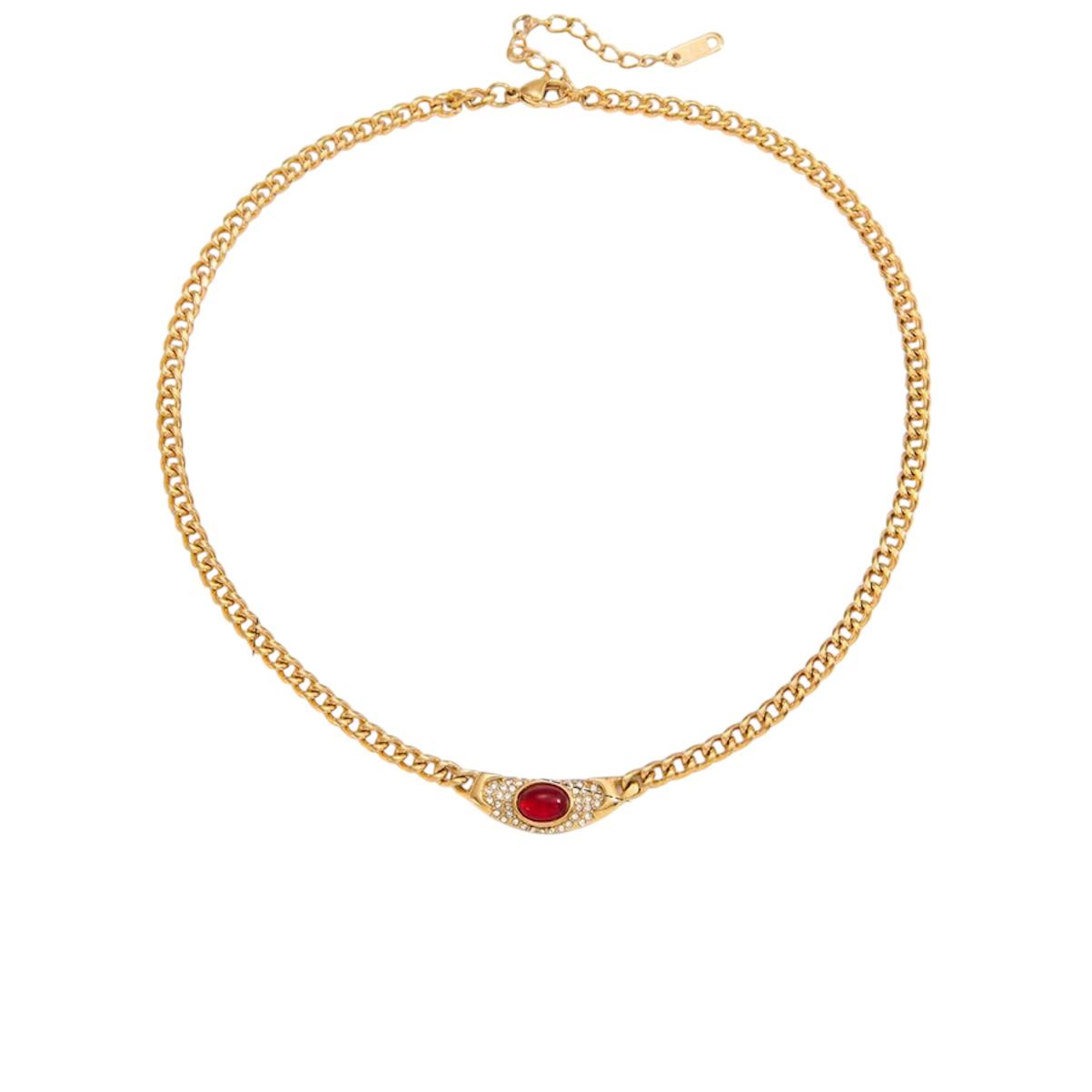 Collana in acciaio inossidabile anallergica e waterproof "Fanny"