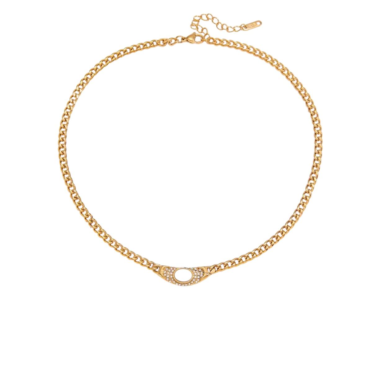 Collana in acciaio inossidabile anallergica e waterproof "Fanny"