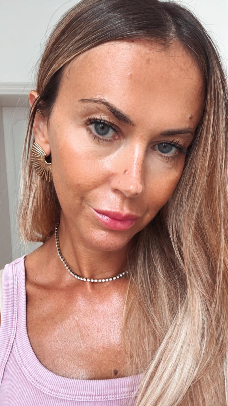 Collana in acciaio inossidabile e zirconi anallergica e waterproof "Belinda"