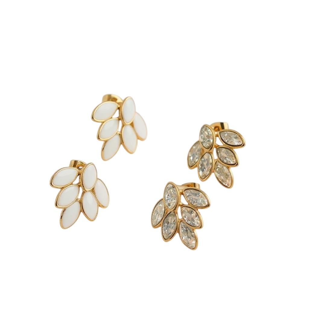 Orecchini in acciaio inossidabile e zirconi anallergici e waterproof "Sirio"