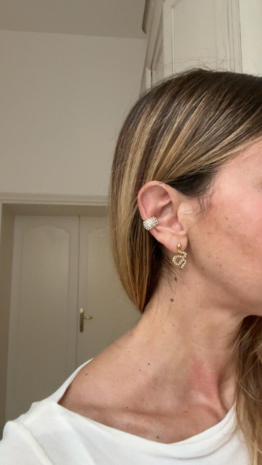 Ear Cuff in acciaio inossidabile anallergici e waterproof "Diablo"