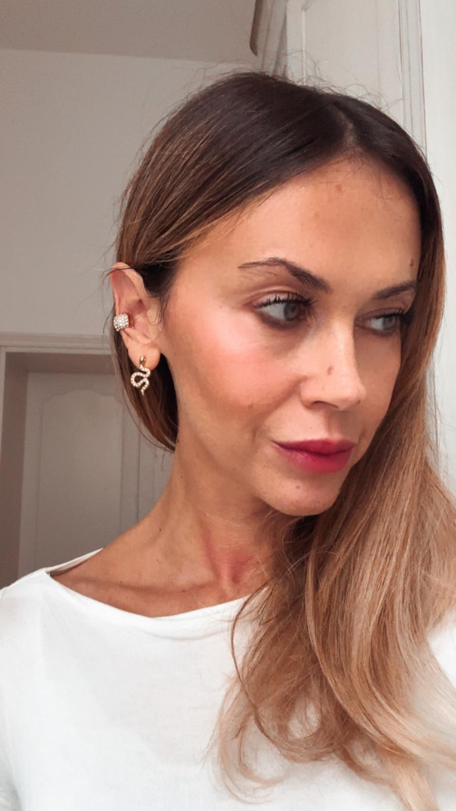 Ear Cuff in acciaio inossidabile anallergici e waterproof "Diablo"