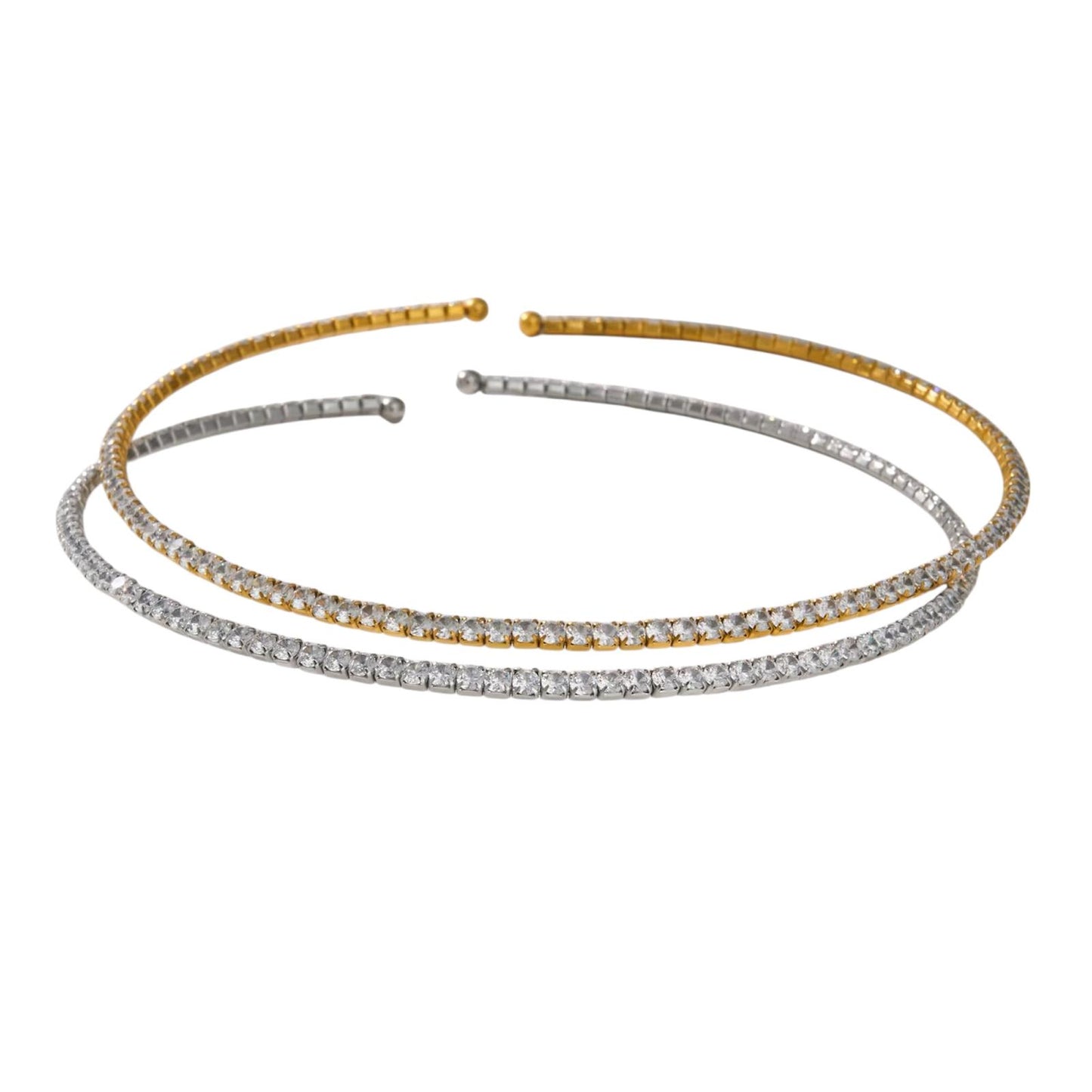 Collana in acciaio inossidabile anallergica e waterproof "Luce"