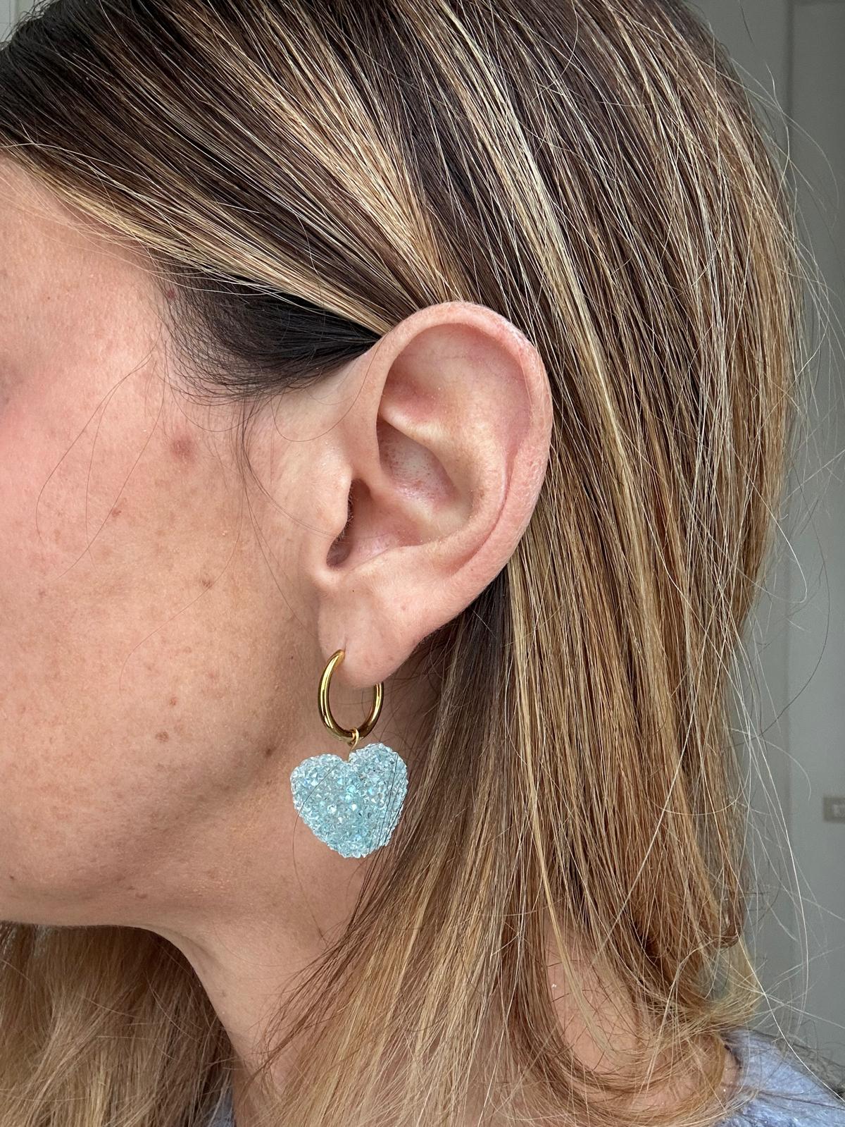 Orecchini in acciaio inossidabile anallergici e waterproof "Candy"