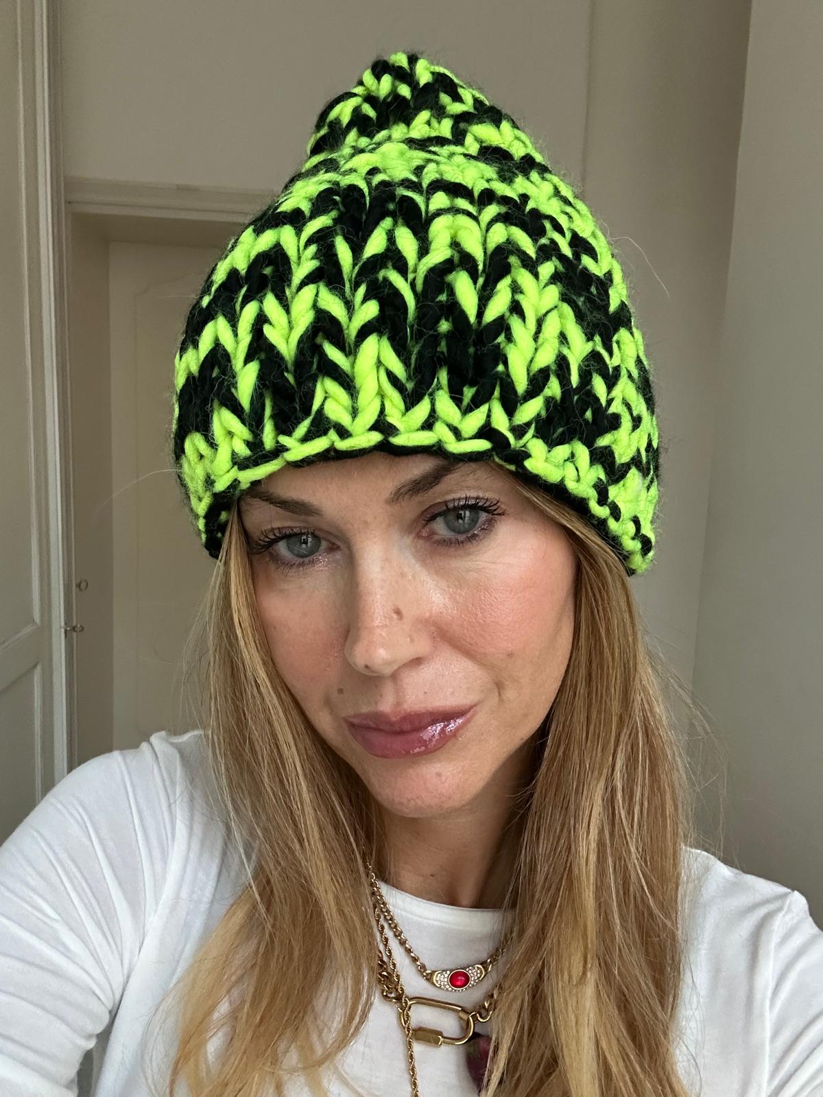 Cappello in pura lana fatto a mano in Italia "Melange"