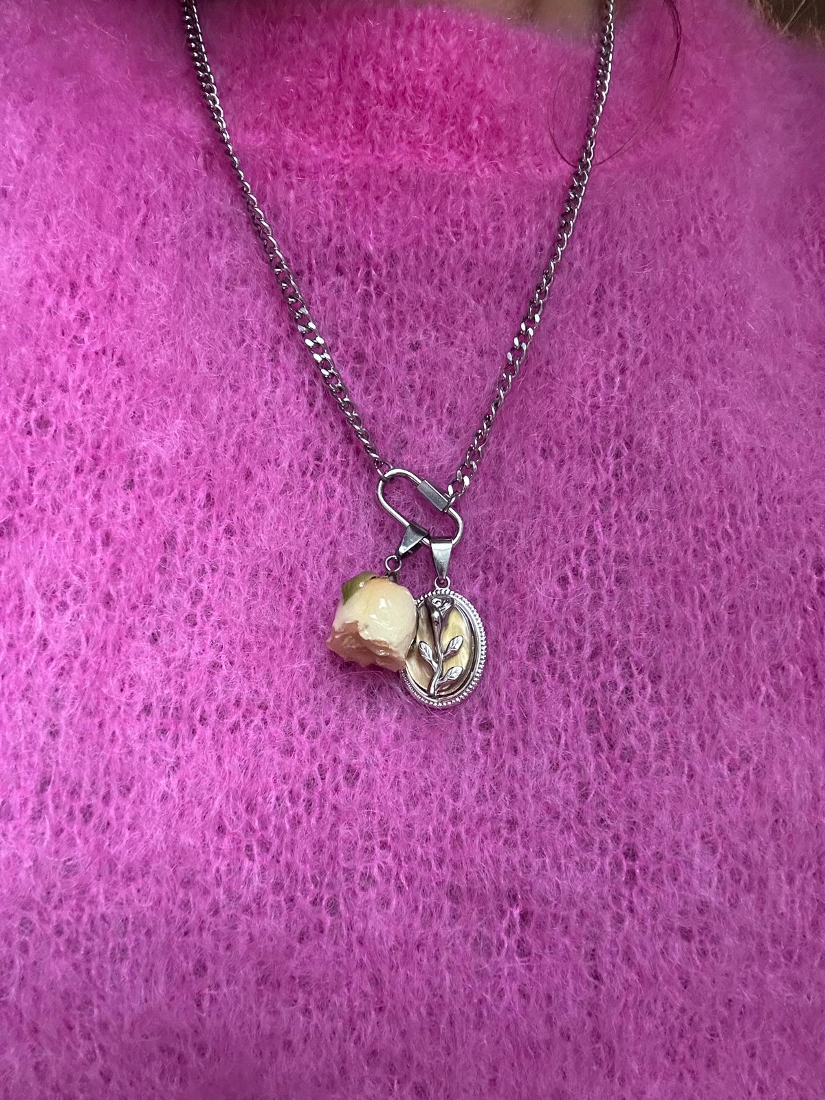 Ciondolo in acciaio inossidabile anallergico e waterproof "Sofia"