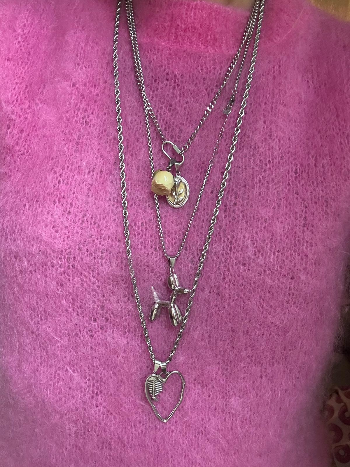 Collana in acciaio inossidabile anallergica e waterproof "60"