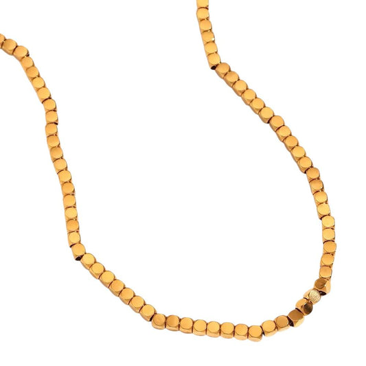 Collana in acciaio inossidabile anallergica e waterproof "Sassolino"