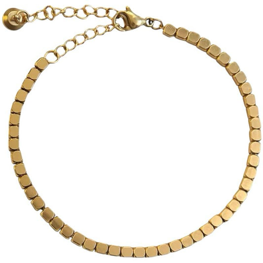 Bracciale in acciaio inossidabile anallergico e waterproof "Sassolino"