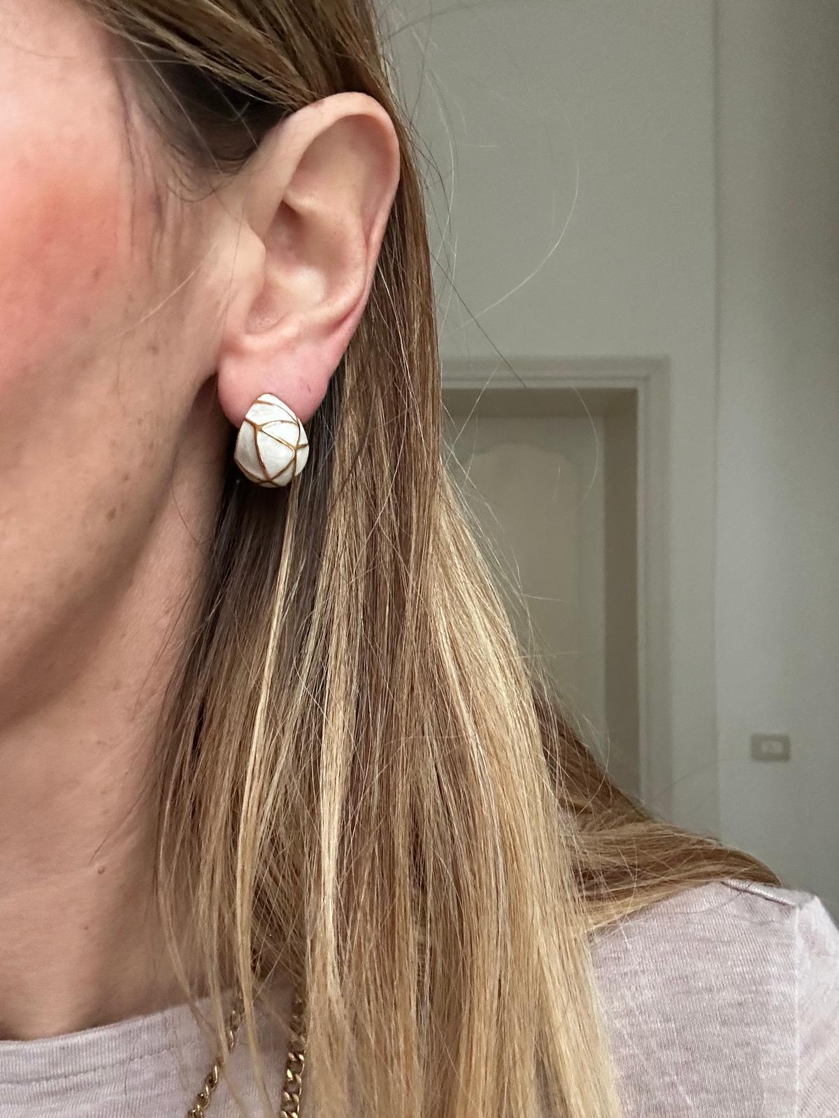 Orecchini in acciaio inossidabile anallergici e waterproof "Miura"