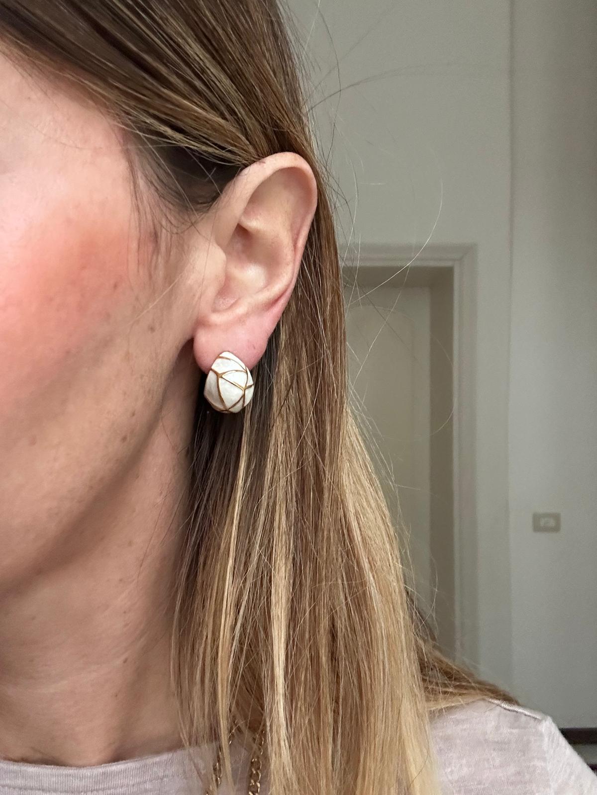 Orecchini in acciaio inossidabile anallergici e waterproof "Miura"