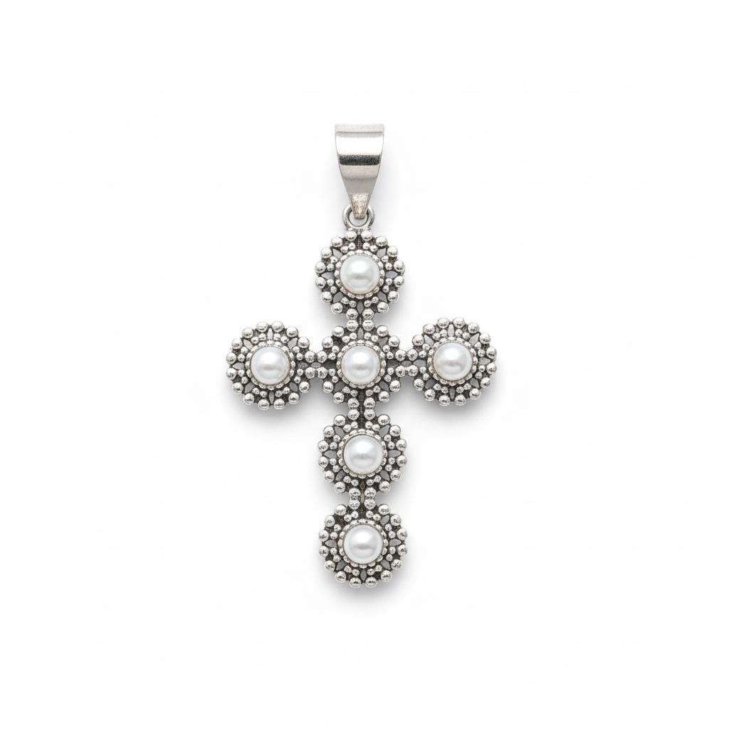 Ciondolo in acciaio inossidabile placcato oro "Monica"