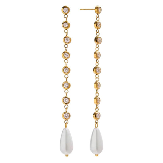 Orecchini in acciaio inossidabile anallergici e waterproof "Susanna"