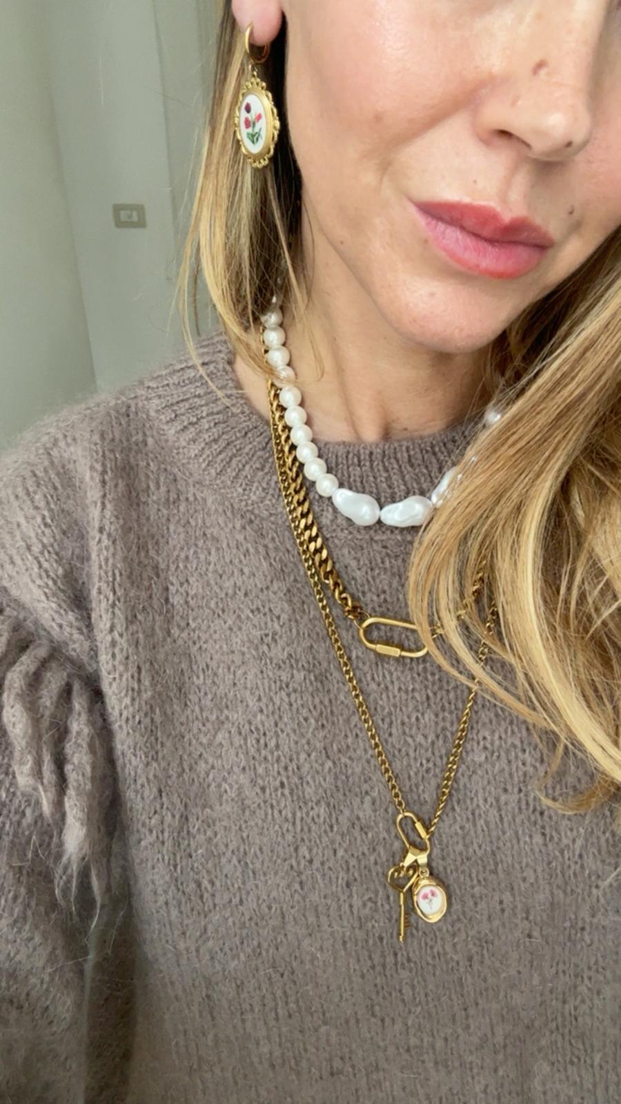 Orecchini in acciaio inossidabile anallergici e waterproof "Liz"