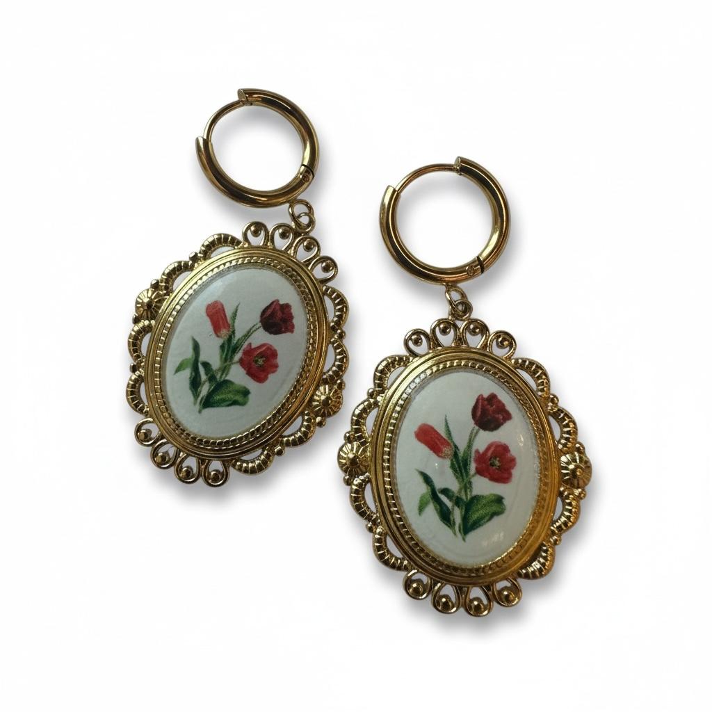 Orecchini in acciaio inossidabile anallergici e waterproof "Liz"