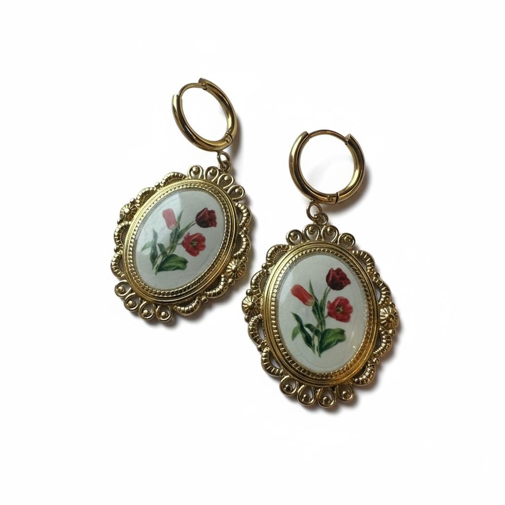 Orecchini in acciaio inossidabile anallergici e waterproof "Liz"