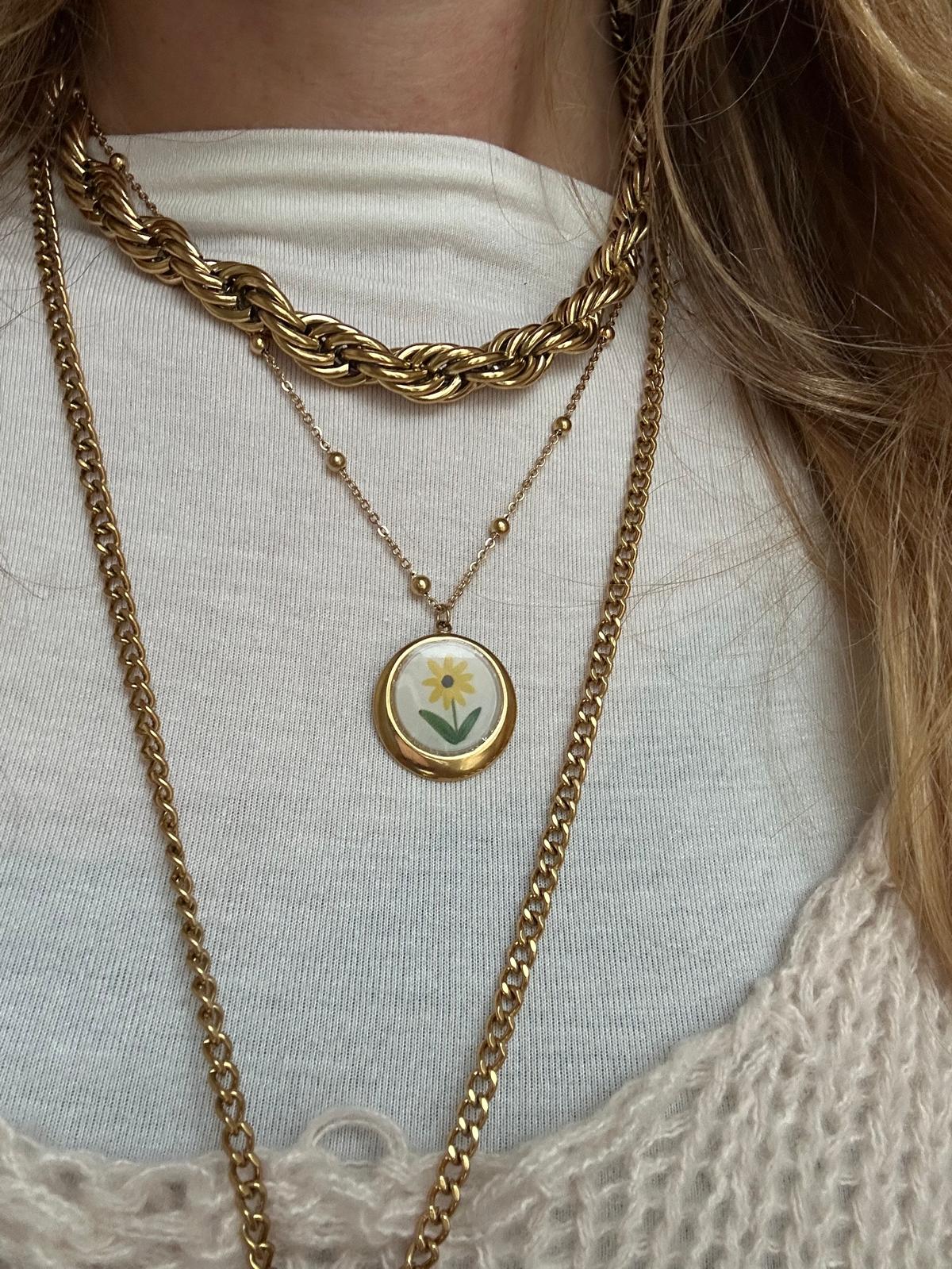 Collana in acciaio inossidabile  anallergica e waterproof "Cosima"