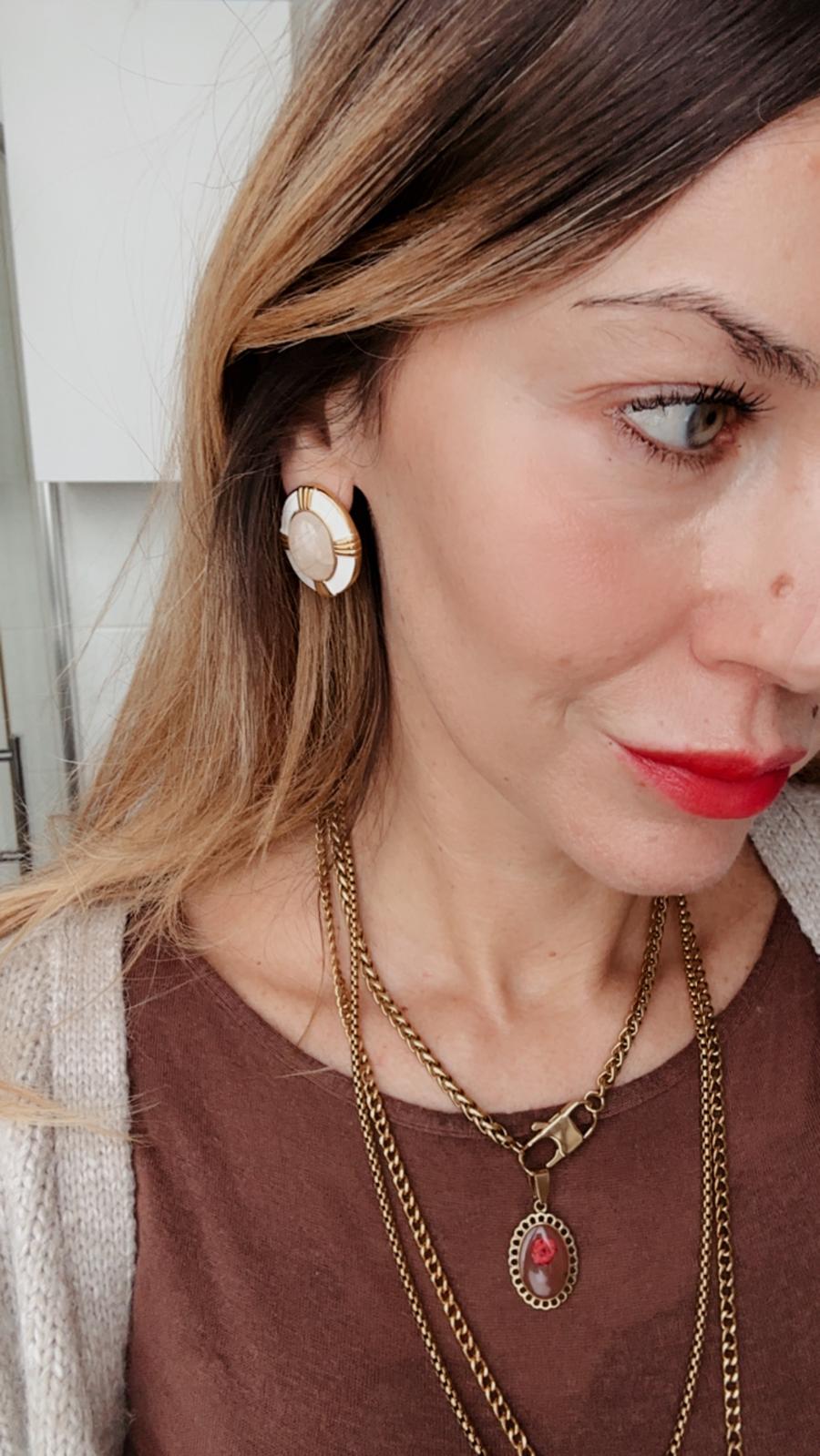 Orecchini in acciaio inossidabile anallergici e waterproof "Cleopatra"