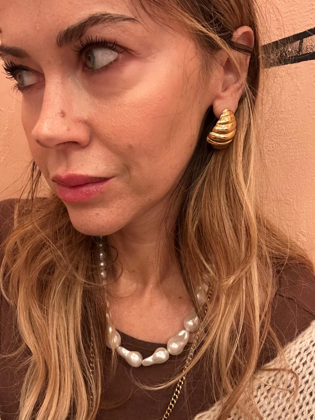 Orecchini in acciaio inossidabile anallergici e waterproof "Frida"