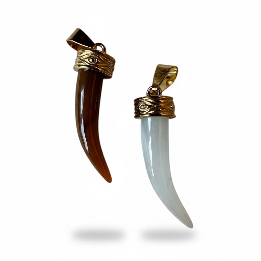 Ciondolo in acciaio inossidabile e resina "Fiona"