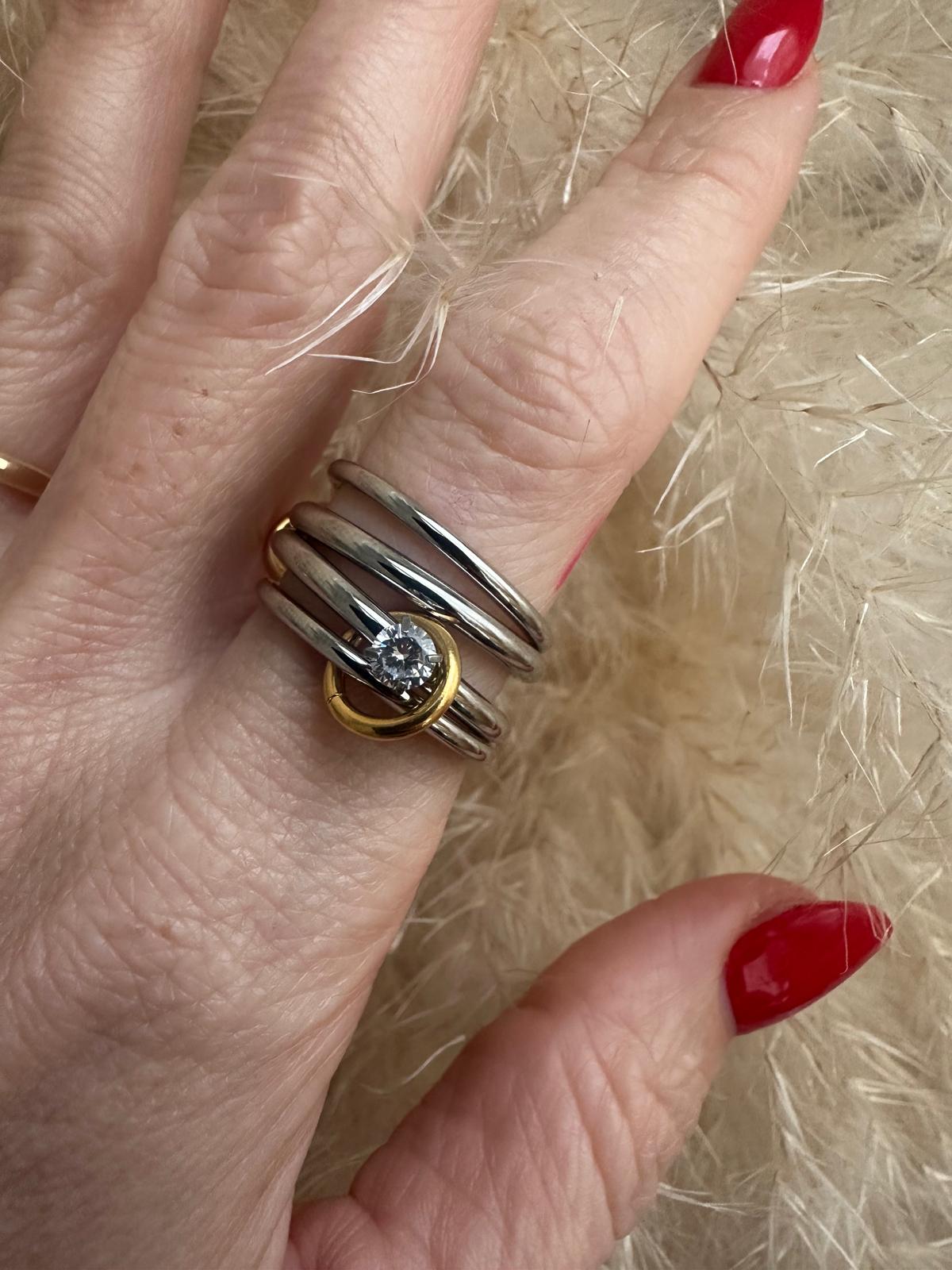 Anello in acciaio inossidabile anallergico e waterproof "Antistress 7"