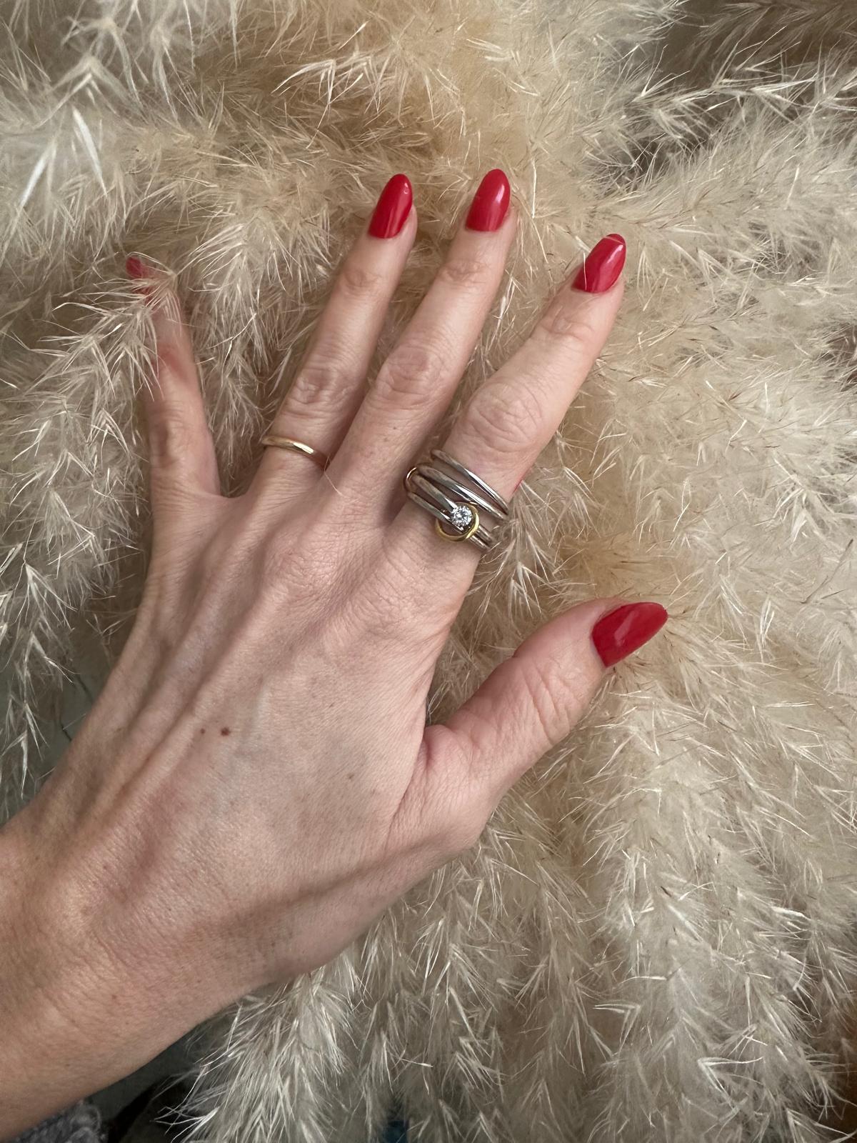 Anello in acciaio inossidabile anallergico e waterproof "Antistress 7"