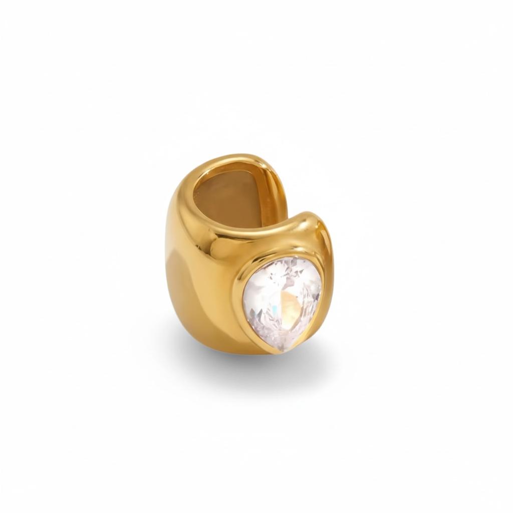 Ear Cuff in acciaio inossidabile anallergici e waterproof "Ilda"