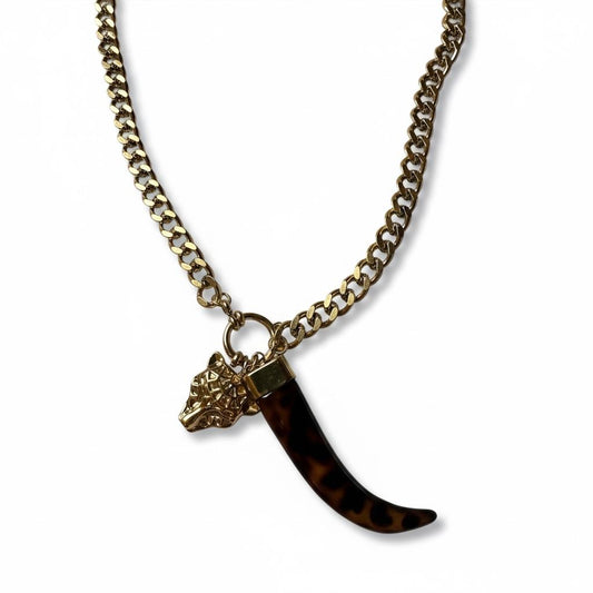 Collana in acciaio inossidabile anallergico e waterproof "Tiger"