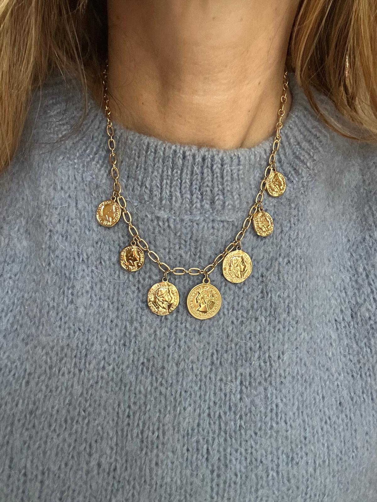 Collana in acciaio inossidabile anallergico e waterproof "Penny"