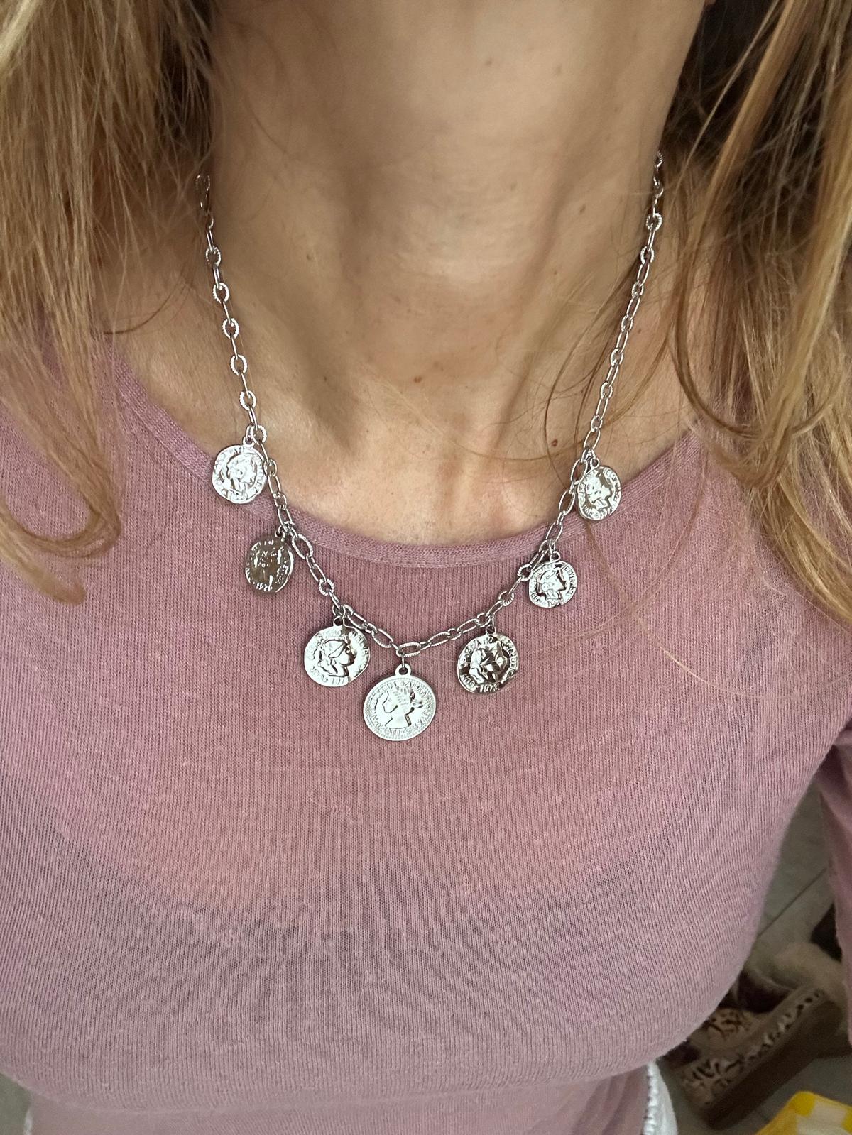 Collana in acciaio inossidabile anallergico e waterproof "Penny"